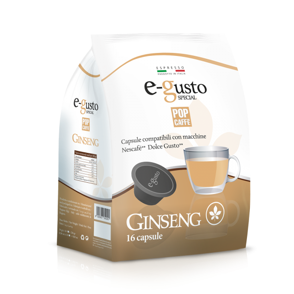 Pop Caffe' e-gusto Ginseng x16